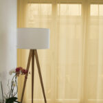 Voilage GENEVA II Abricot • rideaux123.ch